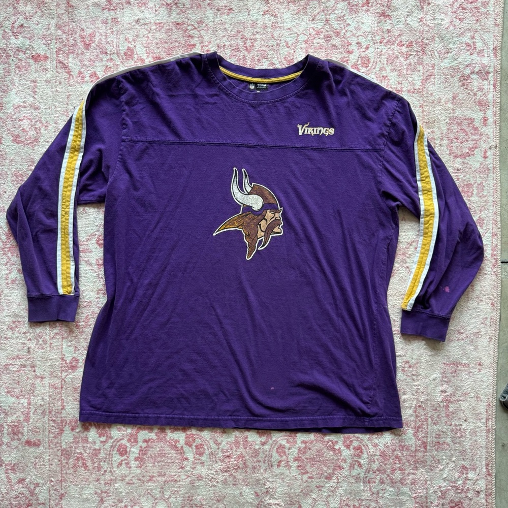 Team Apparel Purple Tee with Gold Trim